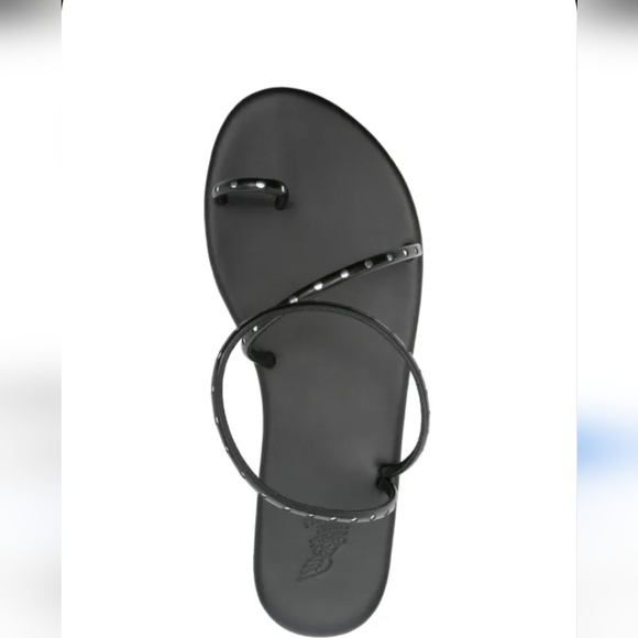 ANCIENT GREEK SANDALS | ASTRO Black Sandals - Picture 7 of 7